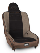 Load image into Gallery viewer, PRP Premier High Back Suspension Seat (Two Neck Slots) - Tan / Black