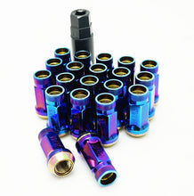 Load image into Gallery viewer, Wheel Mate Muteki SR45R Lug Nut Kit 12x1.5 - Burned Blue - eliteracefab.com