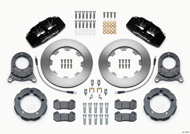 Wilwood Dynapro 6 Front Hat Kit 11.75in Rotor 66-75 Ford Bronco Dana 30/44 w/Lines Wilwood