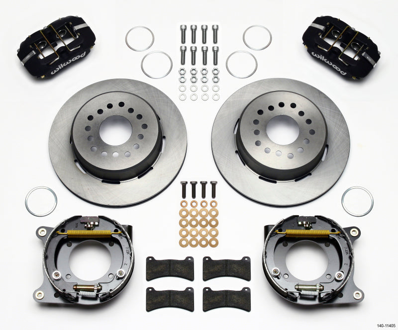 Wilwood Dynapro Low-Profile 11.00in P-Brake Kit 55-57 Chevy 2.34in Offset Wilwood