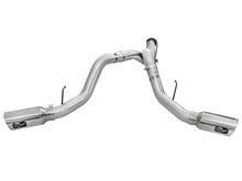 Load image into Gallery viewer, aFe Atlas Exhaust 4in DPF-Back Exhaust Aluminized Steel Polished Tip 11-14 ford Diesel Truck V8-6.7L - eliteracefab.com