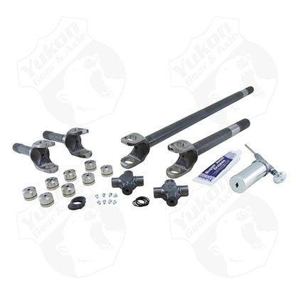 Yukon Gear 4340CM Rplcmnt Axle Kit For 07-13 Dana 30 Front / Non-Rubicon JK / w/Superjoints Yukon Gear & Axle