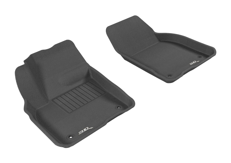 3D MAXpider L1VV00711509 2007-2013 Volvo C30 Kagu 1st Row Floormat - Black
