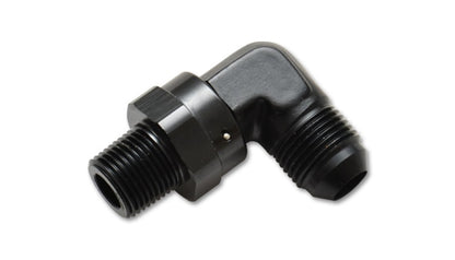Vibrant Performance Male AN to Male NPT 90 Degree Swivel Adapter, -12 AN to 1/2in NPT, AN/NPT/ORB Performance Fluid Plumbing - Part 11361