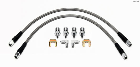 Wilwood Flexline Kit Front 1965-1969 Ford Mustang - eliteracefab.com