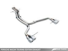 Load image into Gallery viewer, AWE Tuning Porsche Macan Touring Edition Exhaust System - Diamond Black 102mm Tips - eliteracefab.com