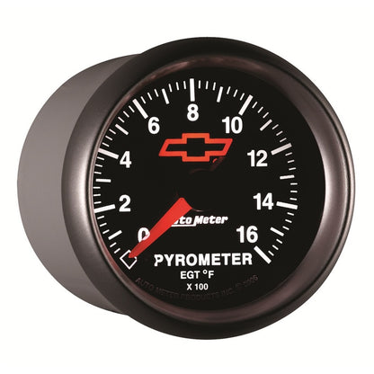 Autometer GM Full Sweep Electric 52mm 0-1600 degree F Pyrometer 3644-00406