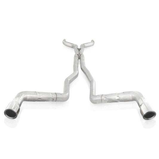 Stainless Works 10-15 Camaro 6.2L 3in Dual Chambered Catback System X-Pipe Factory Connect Stainless Works