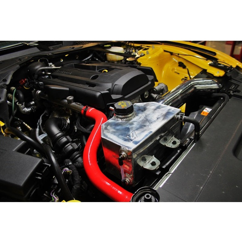 Mishimoto 2015 Ford Mustang EcoBoost / 3.7L / 5.0L Aluminum Coolant Expansion Tank-Polished - eliteracefab.com