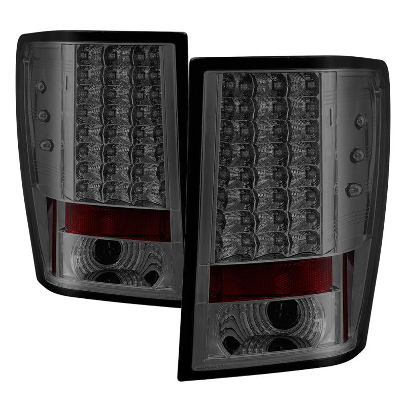 Spyder Jeep Grand Cherokee 07-10 LED Tail Lights Smoke ALT-YD-JGC07-LED-SM - eliteracefab.com