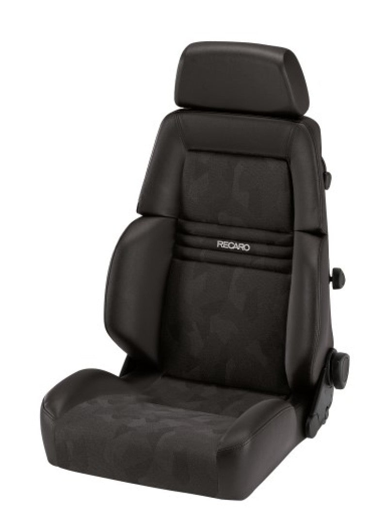 Recaro Expert S Seat - Black Leather/Black Artista - eliteracefab.com