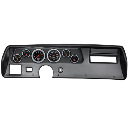 Autometer Sport-Comp 70-72 Chevelle SS/El Camino Dash Kit 6pc Tach / MPH / Fuel / Oil / WTMP / Volt 7025-SC