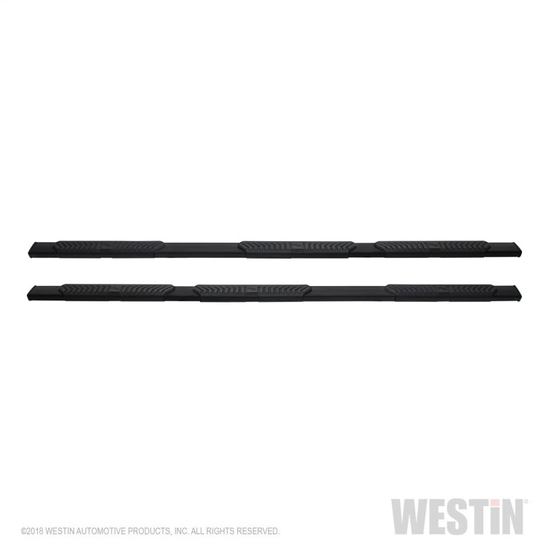 Westin 2019 Chevrolet Silverado/Sierra 1500 Crew Cab (5.5ft) R5 Modular Nerf Step Bars - Black - eliteracefab.com