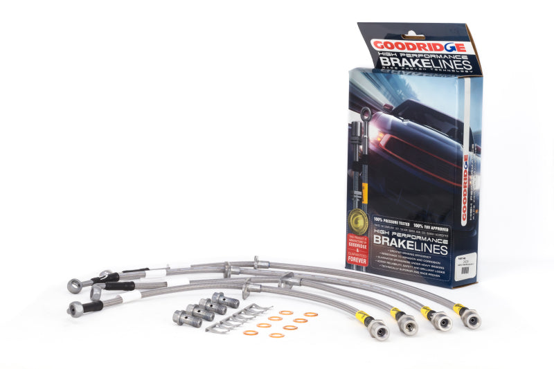 Goodridge 13-15 Subaru Crosstrek XV (All Models) SS Brake Line Kit - eliteracefab.com