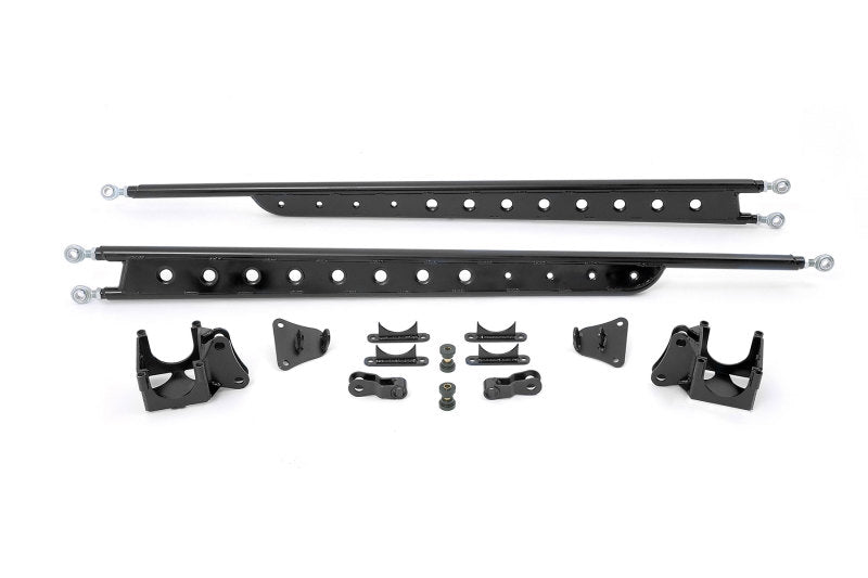 Fabtech 99-10 Ford F250/350 4WD Floating Rear Traction Bar System - eliteracefab.com