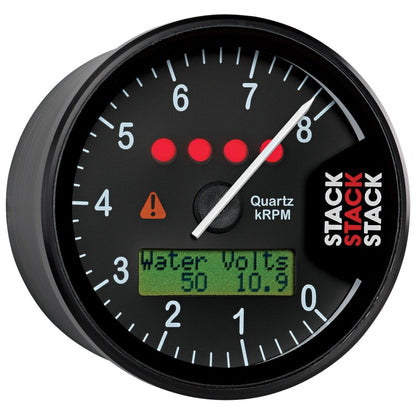 Autometer Stack Display Tachometer 0-8K RPM - Black ST700SR-A