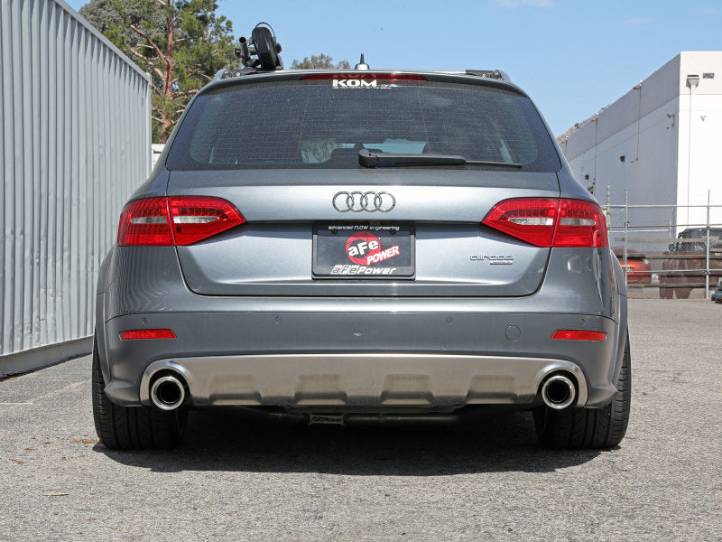 afe MACH Force-Xp 13-16 Audi Allroad L4 SS Cat-Back Exhaust w/ PolishedTips aFe