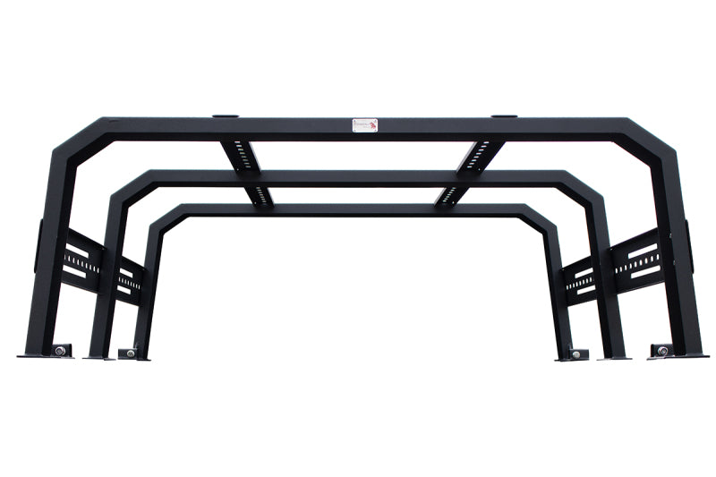 Fishbone Offroad 20+ Jeep Gladiator Bed Rack Full Tackle Rack - Black Powdercoat - eliteracefab.com