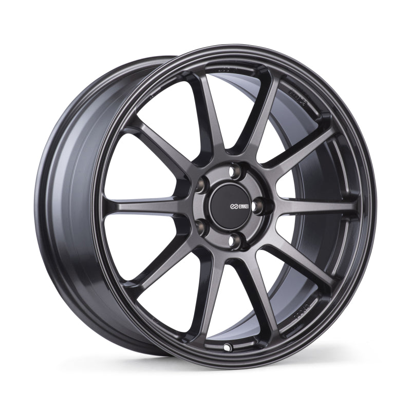 Enkei PX-10 18x8 5x112 45mm Offset 72.6mm Bore Gunmetal Wheel Enkei
