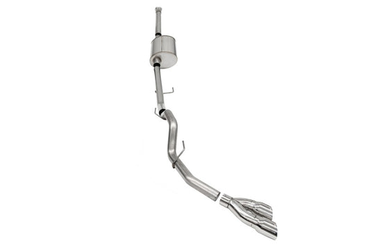 Corsa 2021-2022 Ford F-150 SuperCrew/6.5in Bed 5.0L V8 Sport Cat-Back Single Side Exit-Polished CORSA Performance