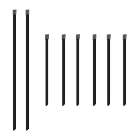 Mishimoto Set of Six 6in & Two 14in Stainless Steel Locking Ties - eliteracefab.com