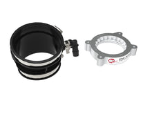 Load image into Gallery viewer, aFe 2020 Vette C8 Silver Bullet Aluminum Throttle Body Spacer Works w/ Factory Intake Only - Silver - eliteracefab.com