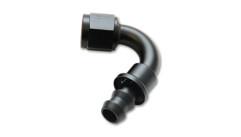 Vibrant Push-On 120 Degree Hose End Elbow Fitting -12AN - eliteracefab.com