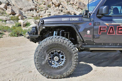 Fabtech 18-21 Jeep JL 4WD Front Steel Tube Fenders - eliteracefab.com