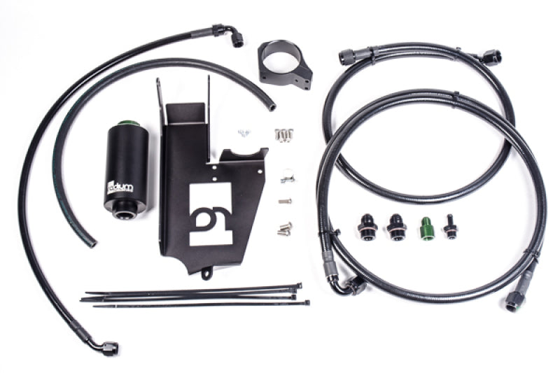 Radium Engineering Fuel Hanger Plumbing Kit EVO 8-9 Microglass Filter - eliteracefab.com