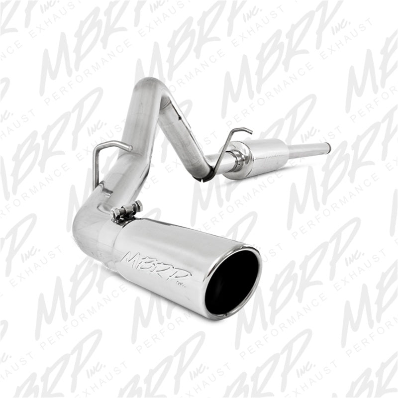 MBRP 11-13 Chevy 1500 Silverado/GMC Sierra 6.2L V8 3.5in Cat Back Single Side Exhaust T409 - eliteracefab.com