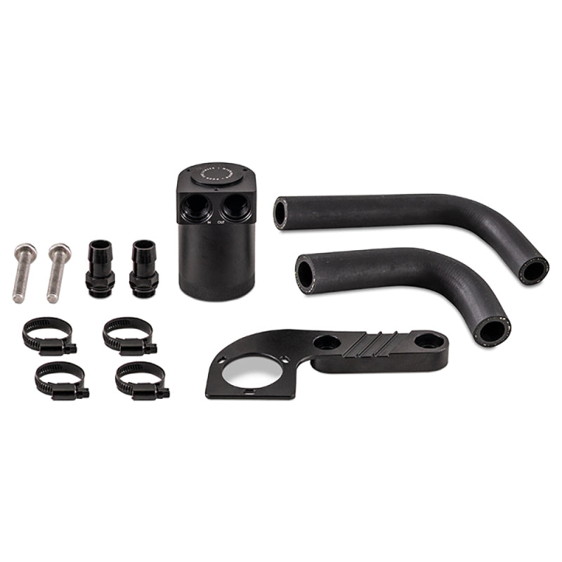 Mishimoto 2015+ BMW F8X M3/M4 Baffled Oil Catch Can - Wrinkle Black - eliteracefab.com