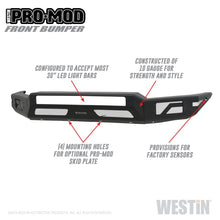 Load image into Gallery viewer, Westin 16-20 Toyota Tacoma Pro-Mod Front Bumper