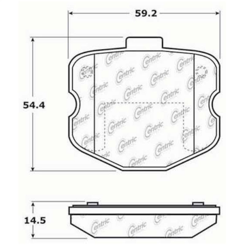 StopTech Street Touring 06-09 Chevrolet Corvette Z06 Front Brake Pads - eliteracefab.com