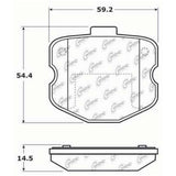 StopTech Premium Ceramic Front Brake Pads - 308.11850