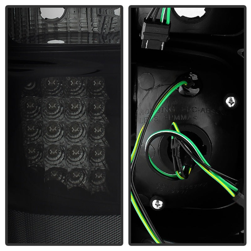 Xtune Mc Yukon/Yukon Denali 07-14 LED Tail Lights Black Smoked ALT-JH-CSUB07-LED-G2-BSM - eliteracefab.com