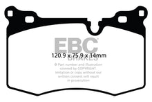 Load image into Gallery viewer, EBC 09-14 Mini Hardtop 1.6 Turbo J.C Works Yellowstuff Front Brake Pads - eliteracefab.com