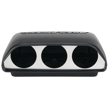 Load image into Gallery viewer, AutoMeter GAUGE MOUNT; UNIVERSAL DASH TOP; TRIPLE; 2 1/16in.; BLACK - eliteracefab.com