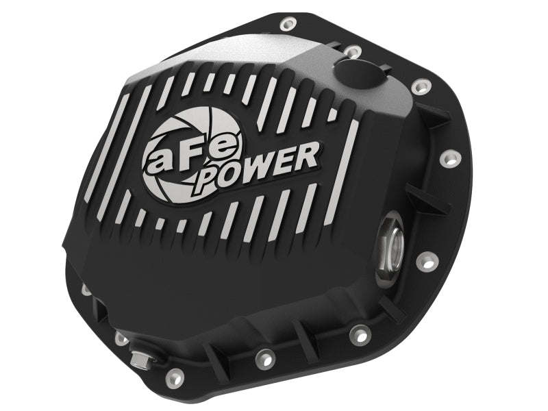 aFe Power Pro Series Rear Differential Cover Black w/ Machined Fins 14-18 Dodge Trucks 2500/3500 - eliteracefab.com