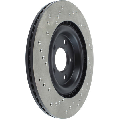 StopTech 12 Audi A6 Quattro/11-12 A7 Quattro/13 Q5/7-11/13 S4/12 S5 Rear Left Drilled Cryo Rotor Stoptech