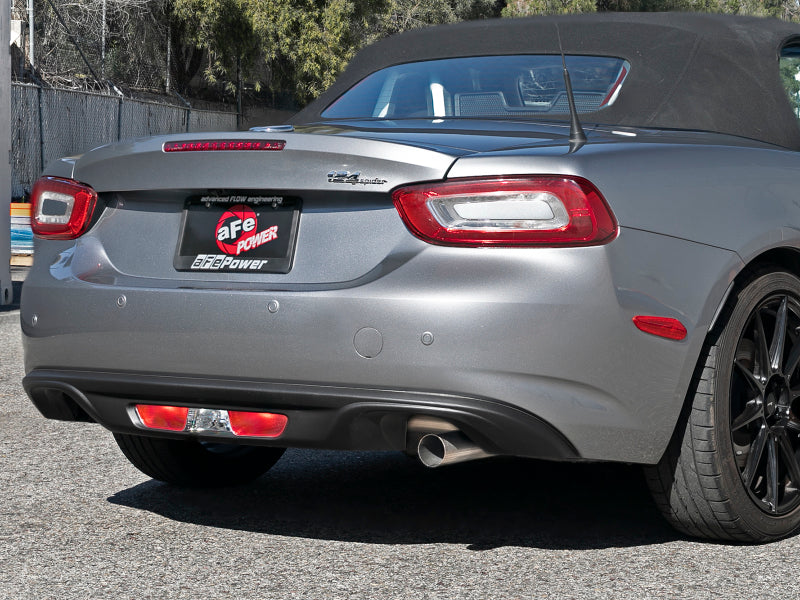 AFE FIAT 124 Spider I4-1.4L (t) Mach Force-Xp 2-1/2 In 304 Stainless Steel Axle-Back Exhaust - eliteracefab.com