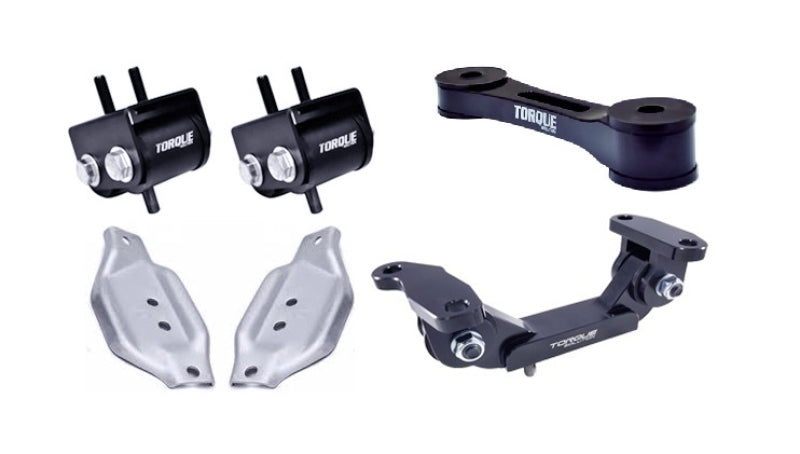 Torque Solution Engine / Trans / Pitch Mount Kit w/ Mount Plates: Subaru WRX 02-14 / STI 04+ - eliteracefab.com