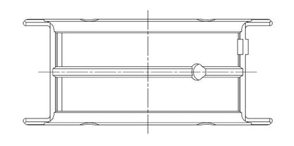 ACL 5M1172HX-STD 68-74 Nissan L16E/L18E 1595cc/1770cc STD Size High Perf Main Bearing Set w/.001 Oil Clearance