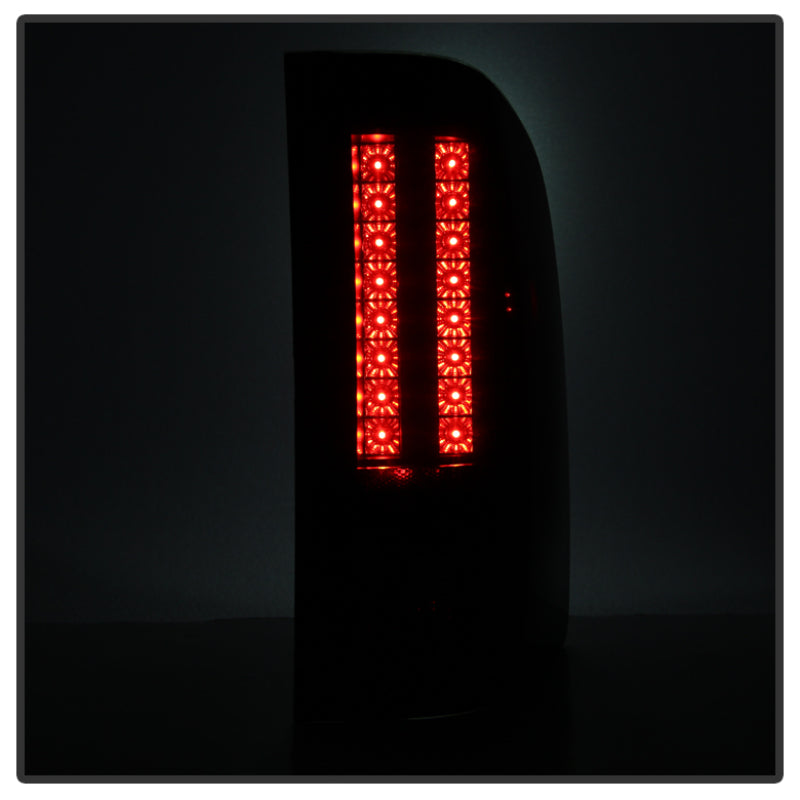 Spyder Chevy Silverado 07-13 LED Tail Lights Blk Smke ALT-YD-CS07-LED-BSM - eliteracefab.com