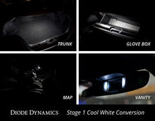 Load image into Gallery viewer, Diode Dynamics Mustang Interior Light Kit 15-17 Mustang Stage 1 - Cool - White
