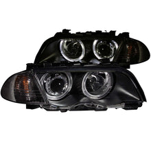 Load image into Gallery viewer, ANZO 1999-2001 BMW 3 Series E46 Projector Headlights w/ Halo Black (CCFL) - eliteracefab.com