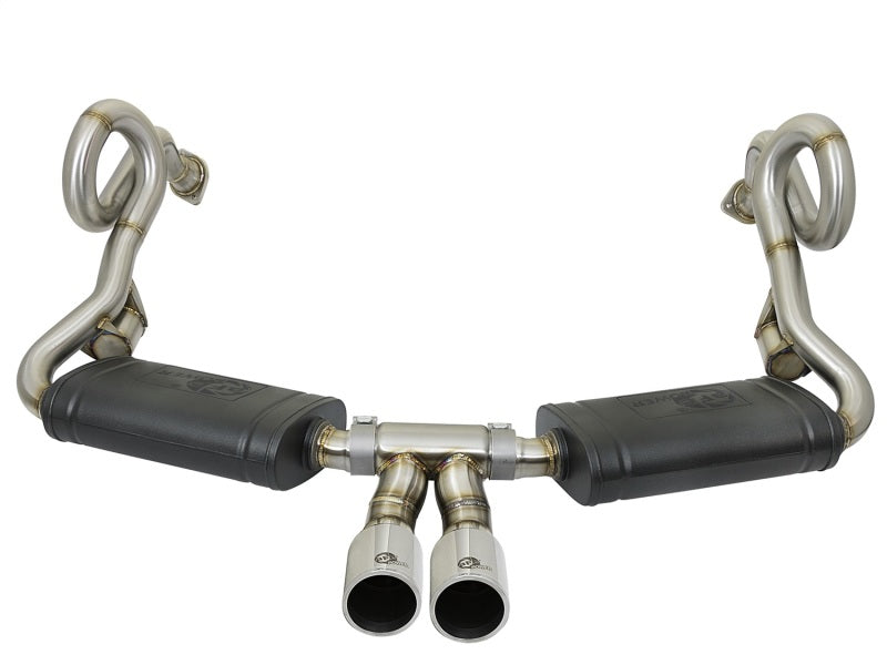 aFe MACHForce-Xp 2in 304 SS Cat-Back Exhaust w/Polished Tips 13-16 Porsche Boxster/Cayman 2.7L/3.4L aFe