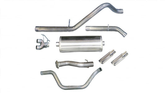 Corsa/dB 10-10 Chevrolet Silverado Crew Cab/Short Bed 1500 6.2L V8 Polished Sport Cat-Back Exhaust CORSA Performance