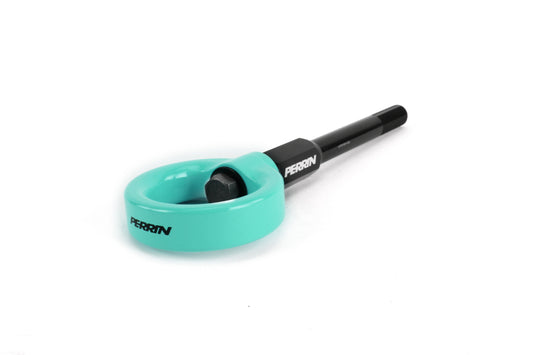 Perrin 02-07 Subaru WRX/STI Tow Hook Kit (Front) - Hyper Teal - eliteracefab.com