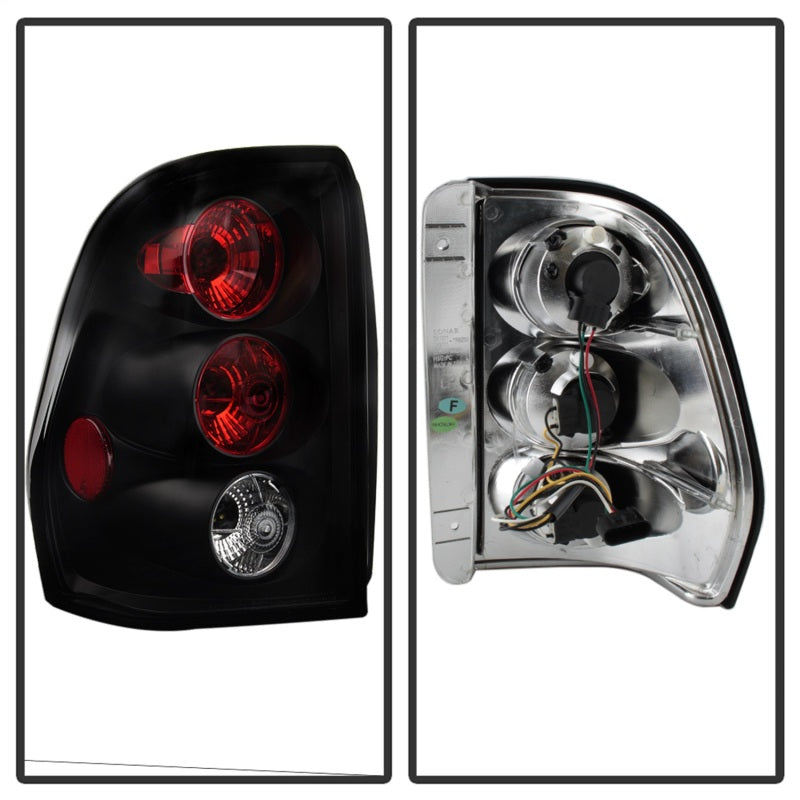 Spyder Chevy TrailBlazer 02-09 Euro Style Tail Lights Black ALT-YD-CTB02-BK - eliteracefab.com