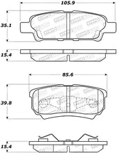 Load image into Gallery viewer, StopTech 07-17 Jeep Patriot Street Performance Rear Brake Pads - eliteracefab.com